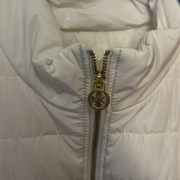 WHITE. Michael Kors. Vest. Winter. - Picture 3 of 4